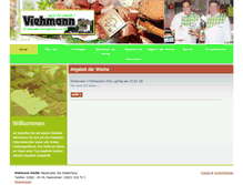 Tablet Screenshot of metzgerei-viehmann.de
